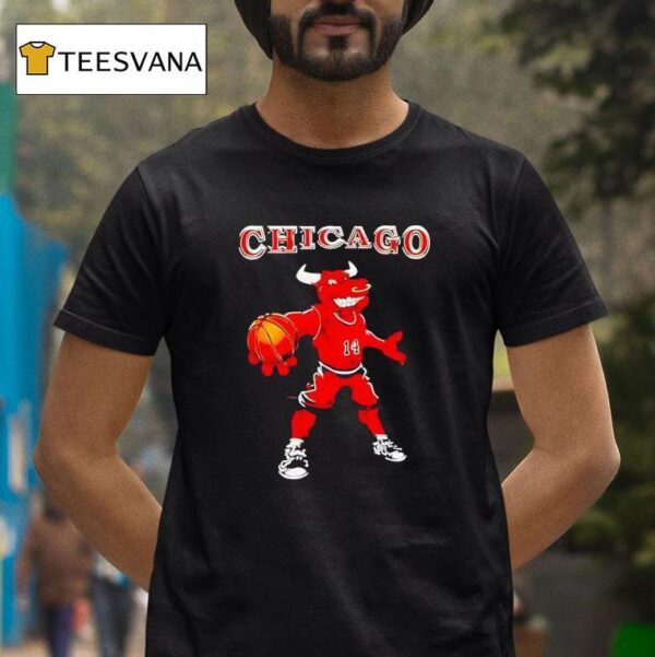 Chicago Benny The Bull Mascot T Shirt