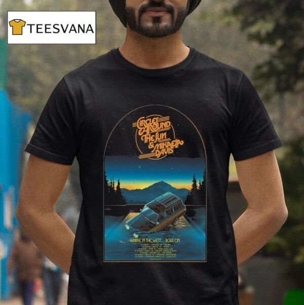 Circles Around The Sun And Mikaela Davis Uk Eu Tour T Shirt