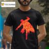 Cleveland Birthplace Of A Superhero Silhouette T Shirt
