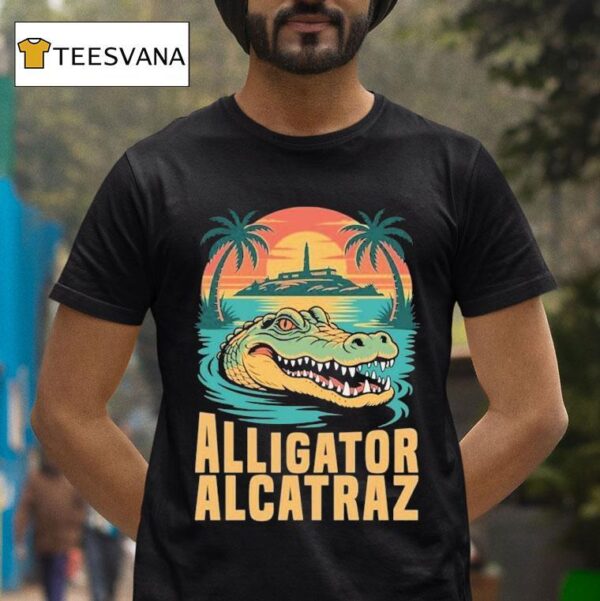 Clown World Alligator Alcatraz Crocodile T Shirt