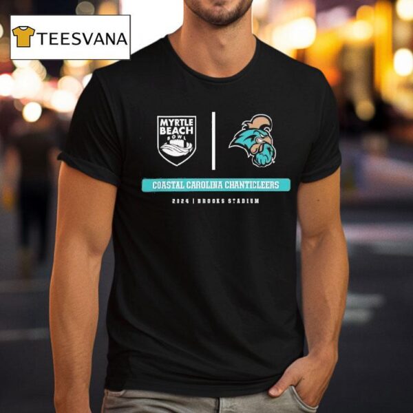 Coastal Carolina Chanticleers Myrtle Beach Bowl Champions Brooks Stadium T Shirt