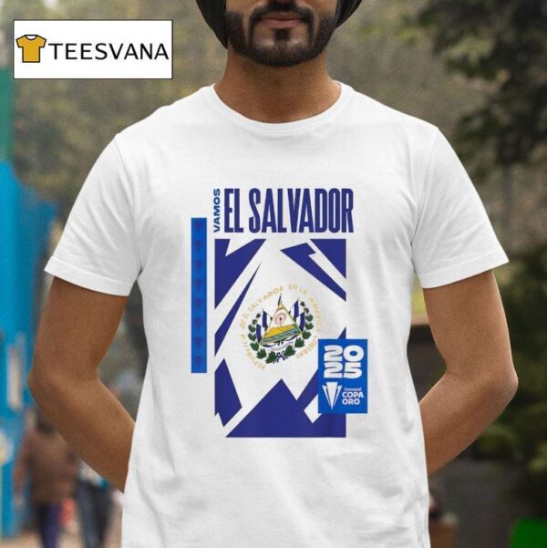 Concacaf Copa Oro Vamos El Salvador Logo T Shirt
