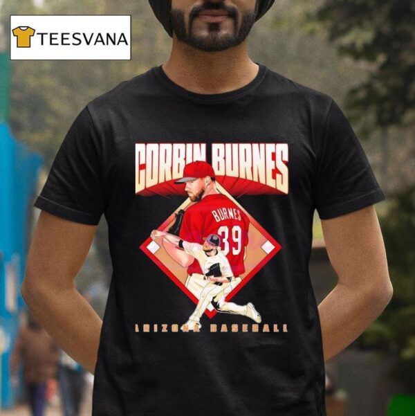 Corbin Burnes Arizona Diamondbacks Baseball Graphic T Shirt