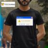 Critical Error You Have No Brain Cells Lef T Shirt