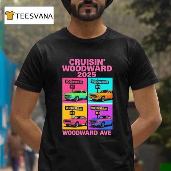 Cruisin Woodward Woodward Ave Cars T Shirt