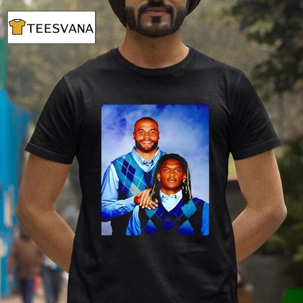Dak Prescott And Ceedee Lamb Step Brothers Dallas Cowboys T Shirt