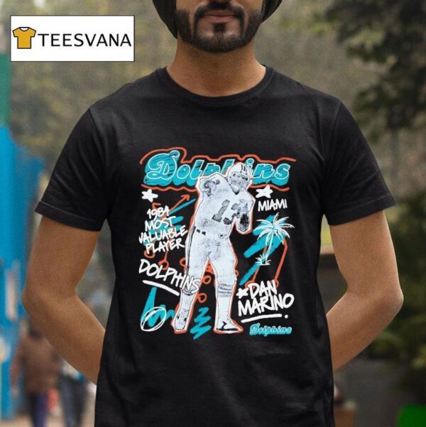 Dan Marino Miami Dolphins Most Valuable Player Vintage T Shirt