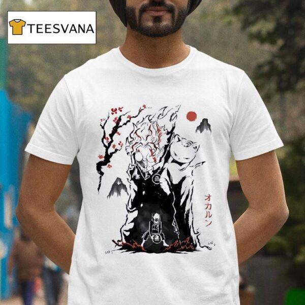 Dandadan In Japanese Sumi E Style T Shirt