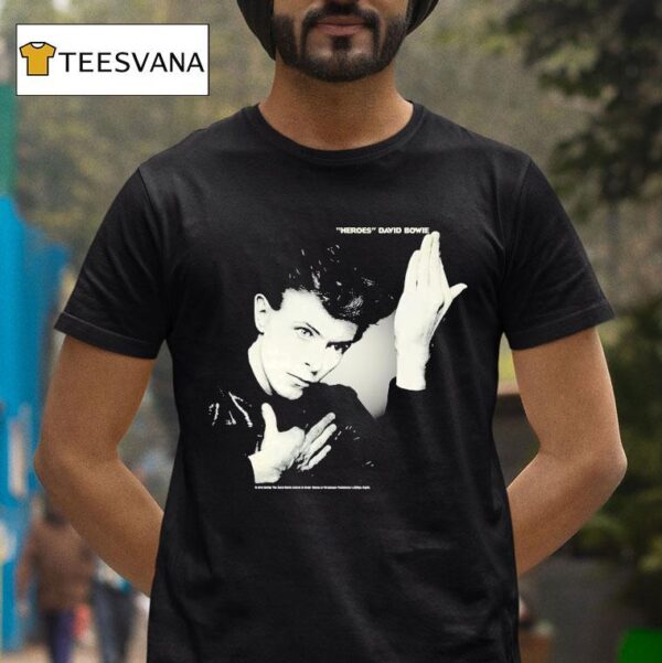 David Bowie Heroes Album Cover T Shirt