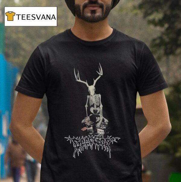 Deergod Skeleton T Shirt