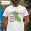 Delicious Chicago Pizza History Chicago Map T Shirt