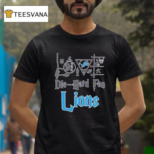 Detroit Lions Die Hard Fan T Shirt