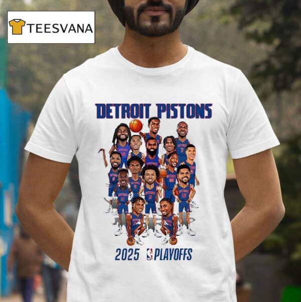Detroit Pistons Basketball Nba Playoffs T Shirt