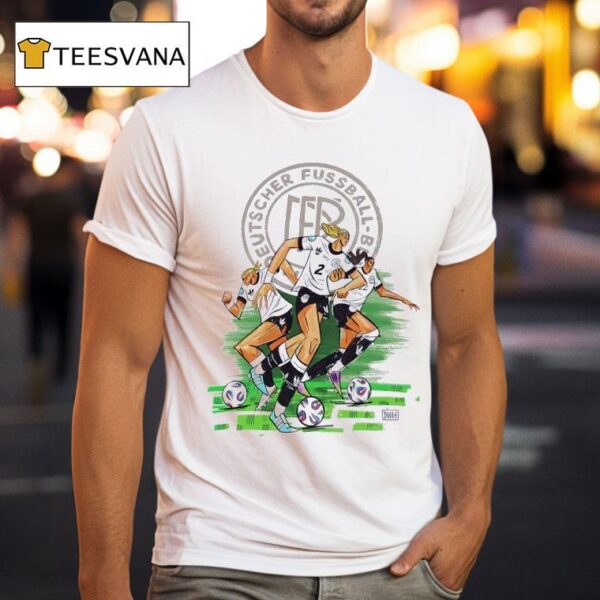 Deutscher Fussball Bund Caricature T Shirt