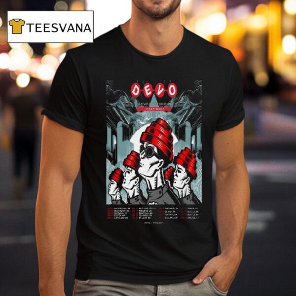 Devo Years Of De Evolution Continued Tour Dates T Shirt