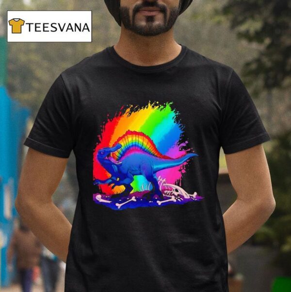 Dinosaur Bobby Rainbows The Spinosaurus T Shirt