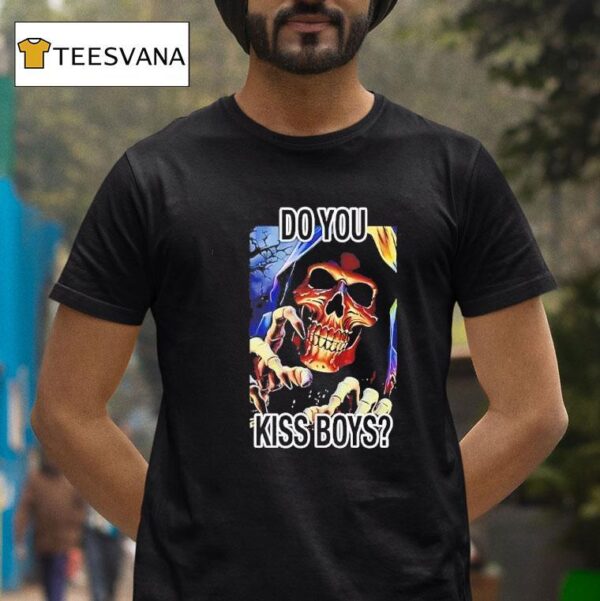 Do You Kiss Boys Rainbow Reaper T Shirt