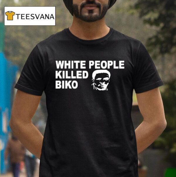 Dr Pedro Mzileni Wearing White People Killed Biko T Shirt