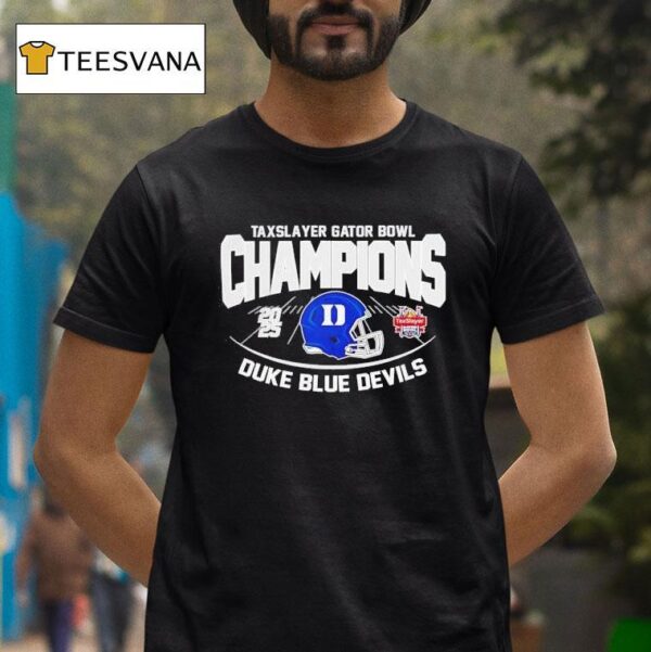 Duke Blue Devils Football Taxslayer Gator Bowl Bound Champions T Shirt