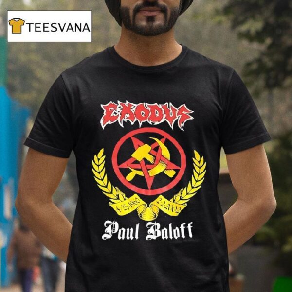 Exodus Paul Baloff Vintage T Shirt