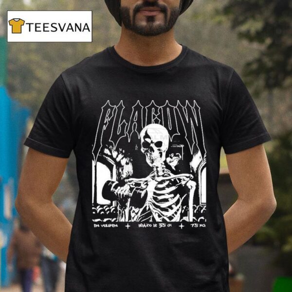 Flacow En Volomen Brazo De Cm Kg Skeleton T Shirt