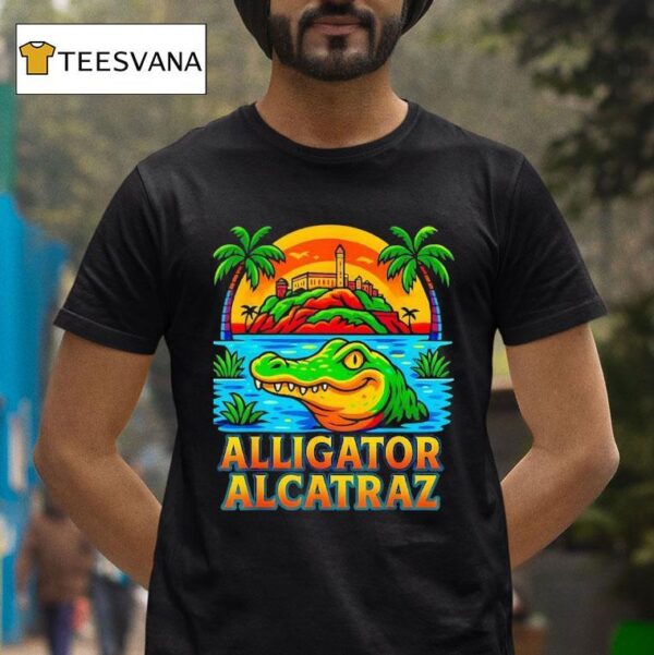 Florida Everglades Alligator Alcatraz T Shirt