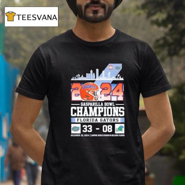 Florida Gators Celebrations Champions Of Gasparilla Bowl T Shirt
