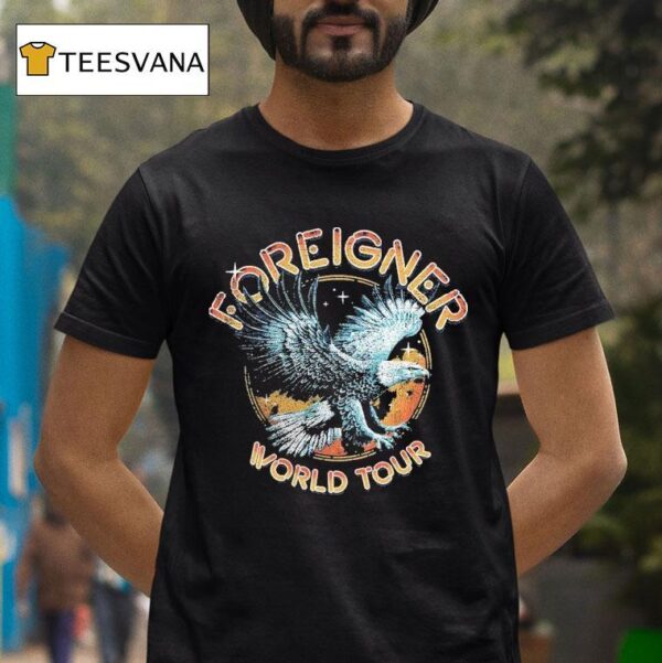 Foreigner World Tour Eagle T Shirt