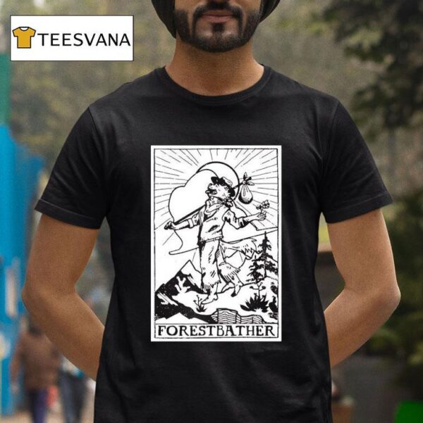 Forest Bather Card T Shirt