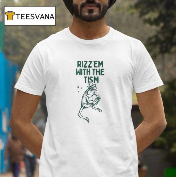 Frog Rizz Em With The Tism Meme T Shirt