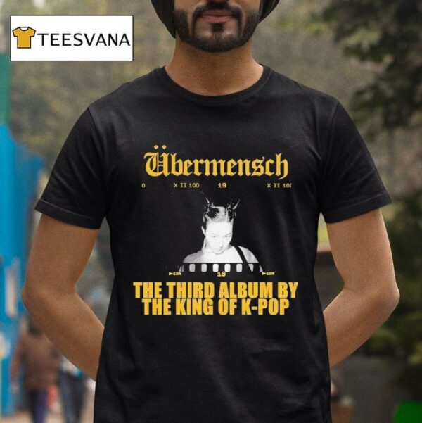 G Dragon Bermensch The Third Album By The King Of K Pop T Shirt