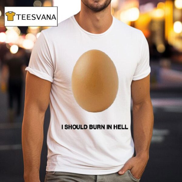 Geese I Should Burn In Hell Eggs T Shirt