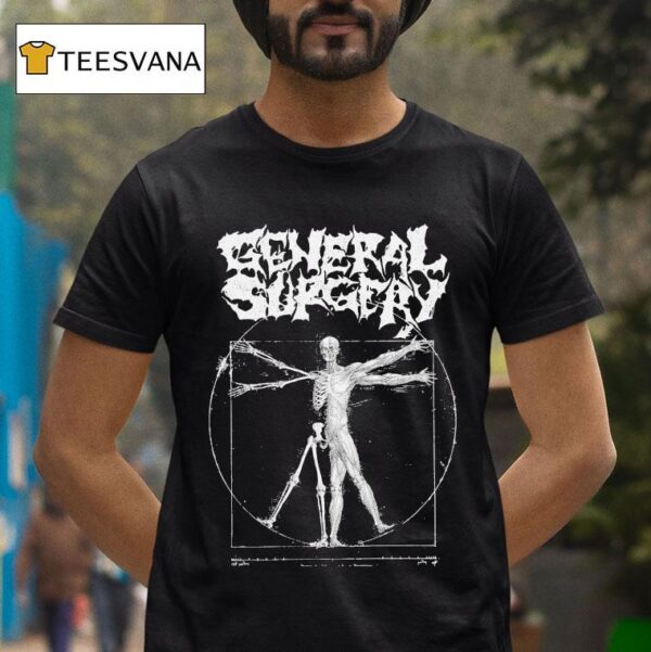 General Surgery Vitruvian Anatomy T Shirt