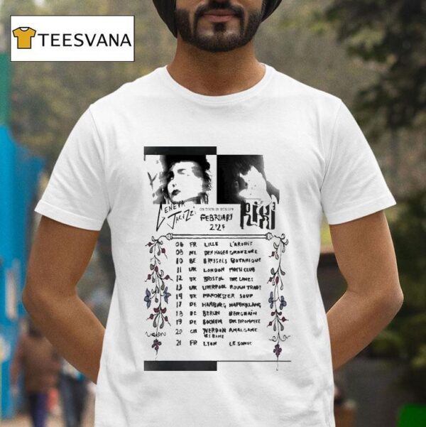Geneva Jacuzzi And Riki Band On Tour In Europe February T Shirt