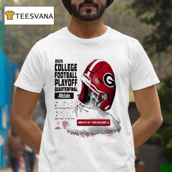 Georgia Bulldogs College Football Playoff Allstate Sugar Bowl January St New Orleans La Ncaa Bowl Games T Shirt