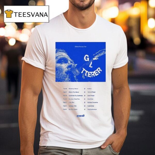 Glitterer Latin America February Tour T Shirt