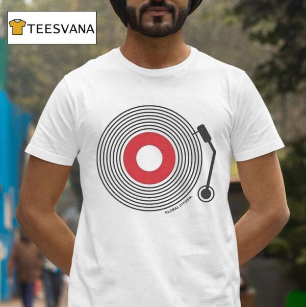 Global Citizen Festival Turntable T Shirt