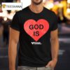 God Is Love Online Ceramics Hear T Shirt