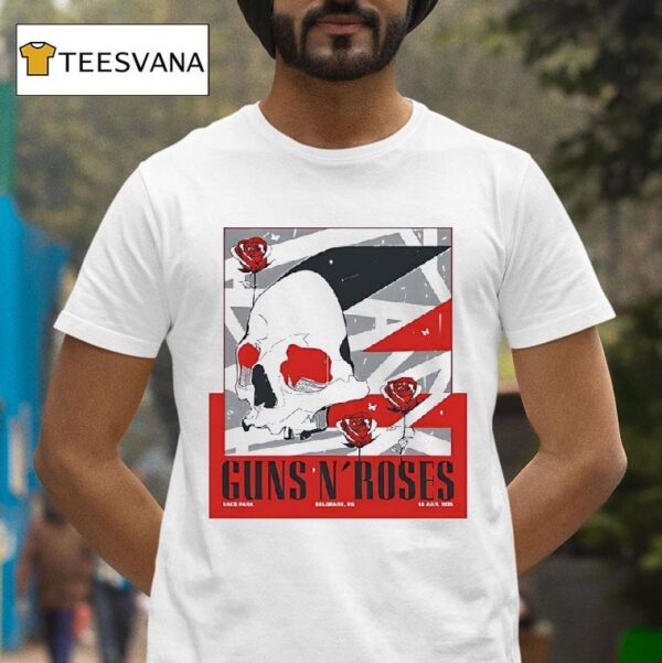 Guns N Roses Concert At Uce Park Belgrade Rs At July T Shirt