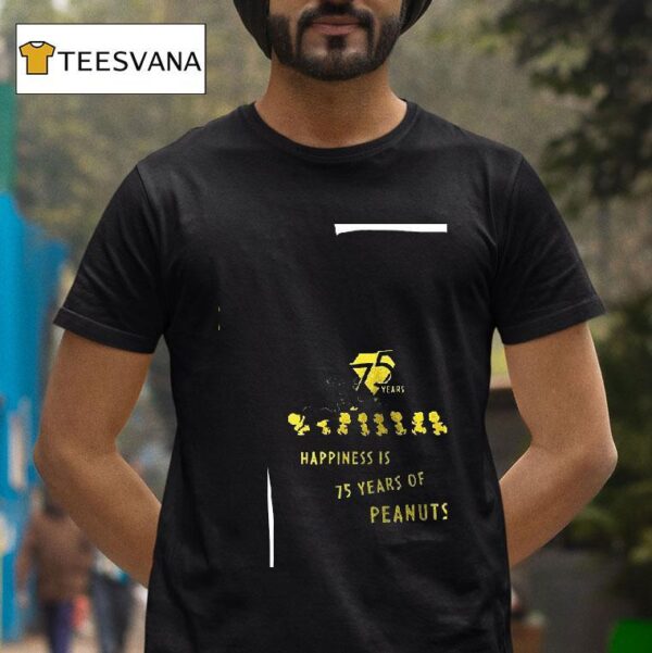 Happiness Is Years Of Peanuts Since Silhouette T Shirt