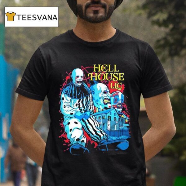 Hell House Llc Abaddon Awaits Clown T Shirt