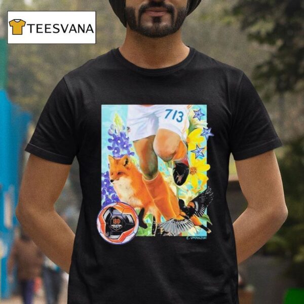 Houston Dynamo Fc X Free Walls H Town Fox T Shirt