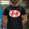 Hugo Ekitike Style Kit Kat Logo T Shirt