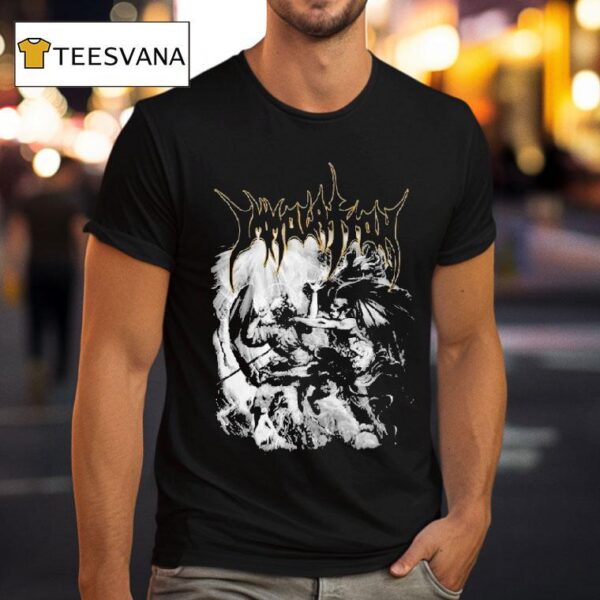 Immolation The Wicked Shall Overcome Us Choking Angel T Shirt