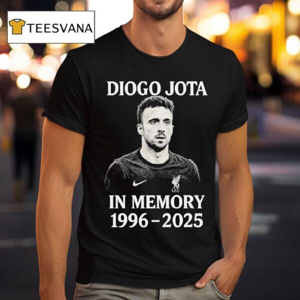 In Memory Of Diogo Jota Rip Liverpool T Shirt