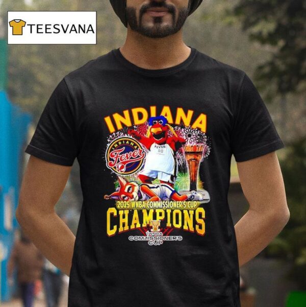 Indiana Fever Wnba Commissioners Cup Champions T Shirt