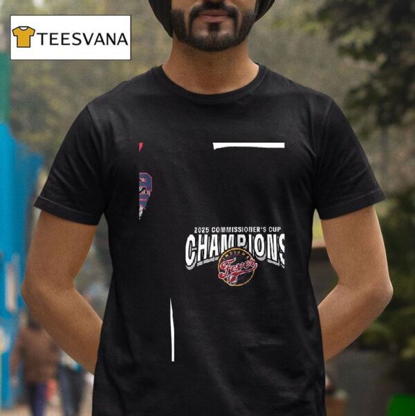 Indianna Fever Commissioner S Cup Champions Logo T Shirt