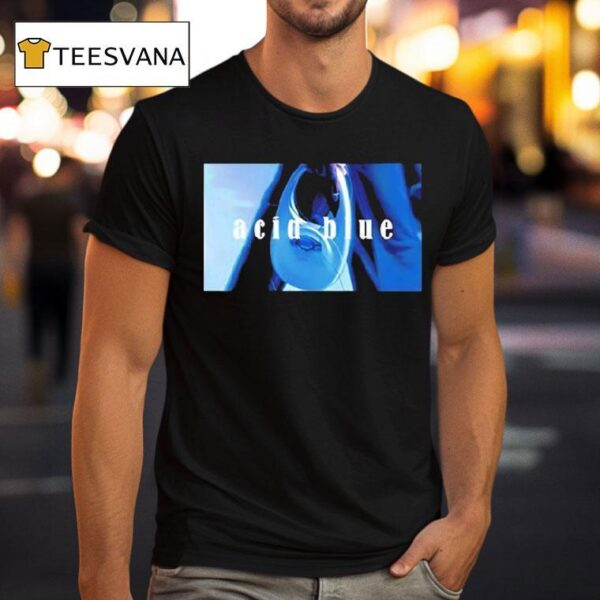 Ivoxygen Acid Blue Halftone T Shirt