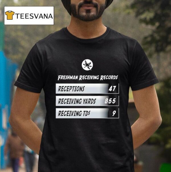 Jeremiah Smith Freshman Receiving Record T Shirt