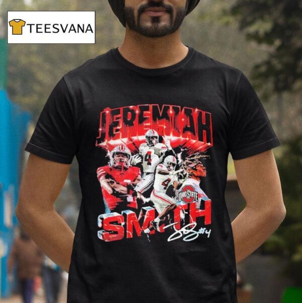 Jeremiah Smith Ohio State Buckeyes Pepper Signature T Shirt